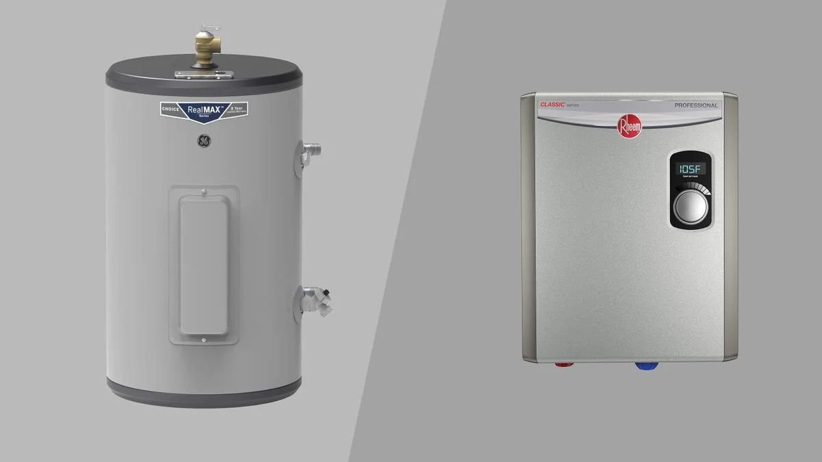 Tankless vs. Tank Water Heaters