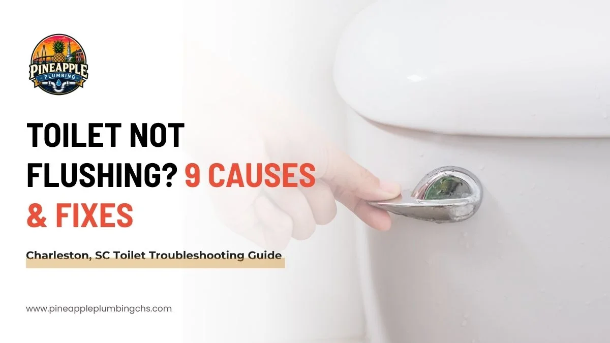 TOILET NOT FLUSHING? 9 CAUSES & FIXES